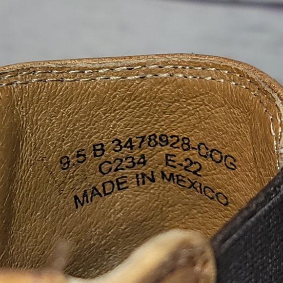 FRYE Melissa Womens Cognac Brown Leather Chelsea Boots Size 9.5B - Picture 14 of 16